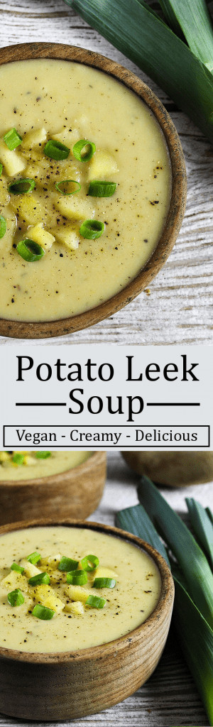 Vegan Potato Leek Soup
 Creamy Vegan Potato Leek Soup