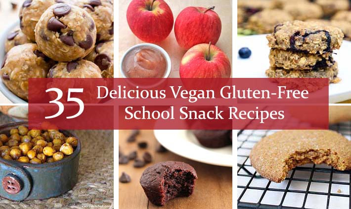 Vegan Snacks Recipe
 35 Delicious Vegan Gluten Free School Snack Recipes