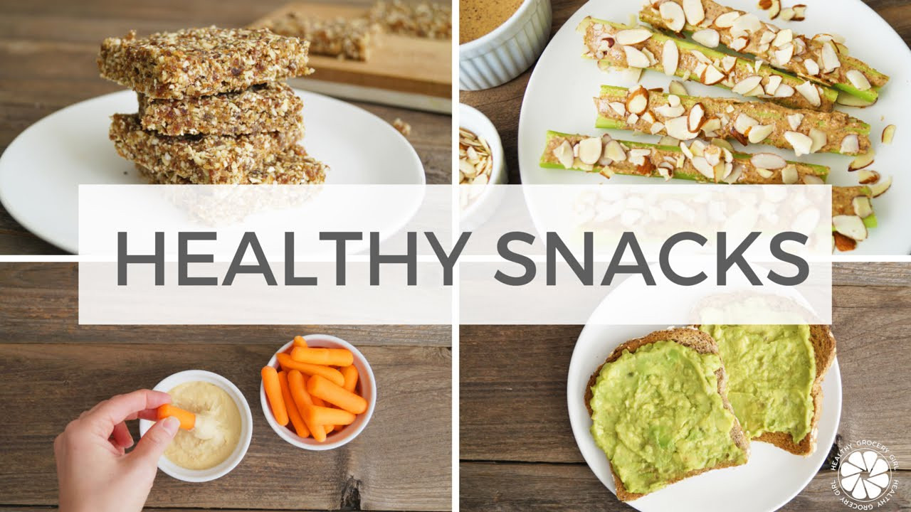 Vegan Snacks Recipe
 4 Healthy Snack Ideas
