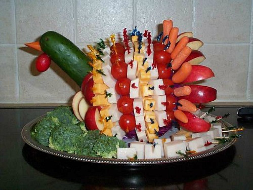 Vegan Thanksgiving Appetizers
 Thanksgiving Turkey Ve able Platter Ideas e Hundred
