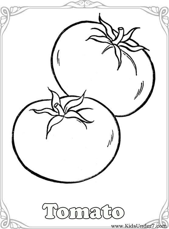 Vegetable Coloring Book Kids
 Ve able Coloring Pages