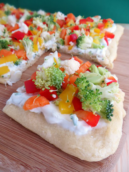 Vegetable Pizza Appetizers
 How to Make Fresh Veggie and Cream Cheese Pizza Appetizer