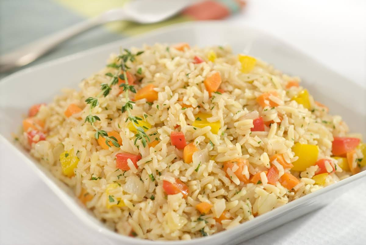 Vegetable Rice Pilaf Recipe
 10 Best Brown Rice Pilaf with Ve ables Recipes
