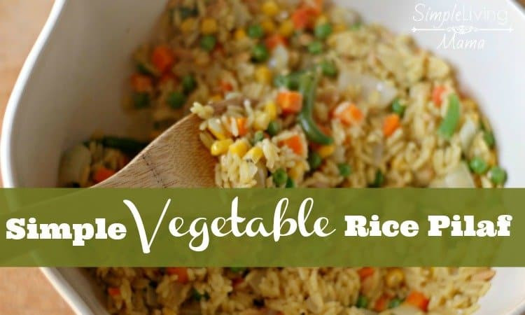 Vegetable Rice Pilaf Recipe
 Simple Ve able Rice Pilaf Simple Living Mama