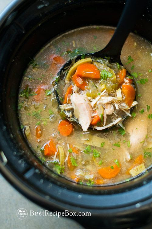 Vegetables For Chicken Soup
 Slow Cooker Chicken Ve able Soup Recipe