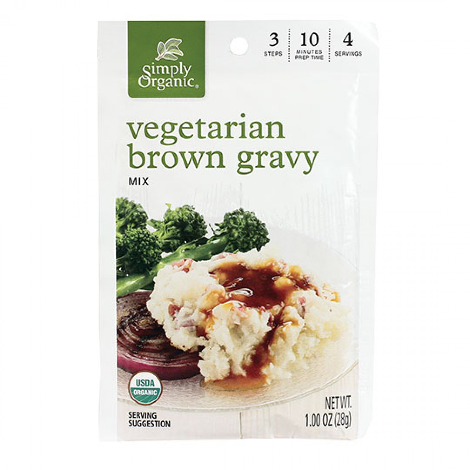 Vegetarian Brown Gravy Recipes
 Simply Organic Ve arian Brown Gravy Seasoning Mix 1 0 oz