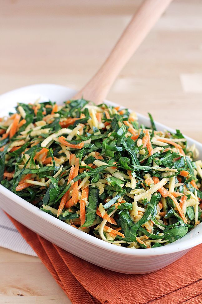 Vegetarian Collard Greens Recipes
 Collard Green Coleslaw a colorful side dish for the