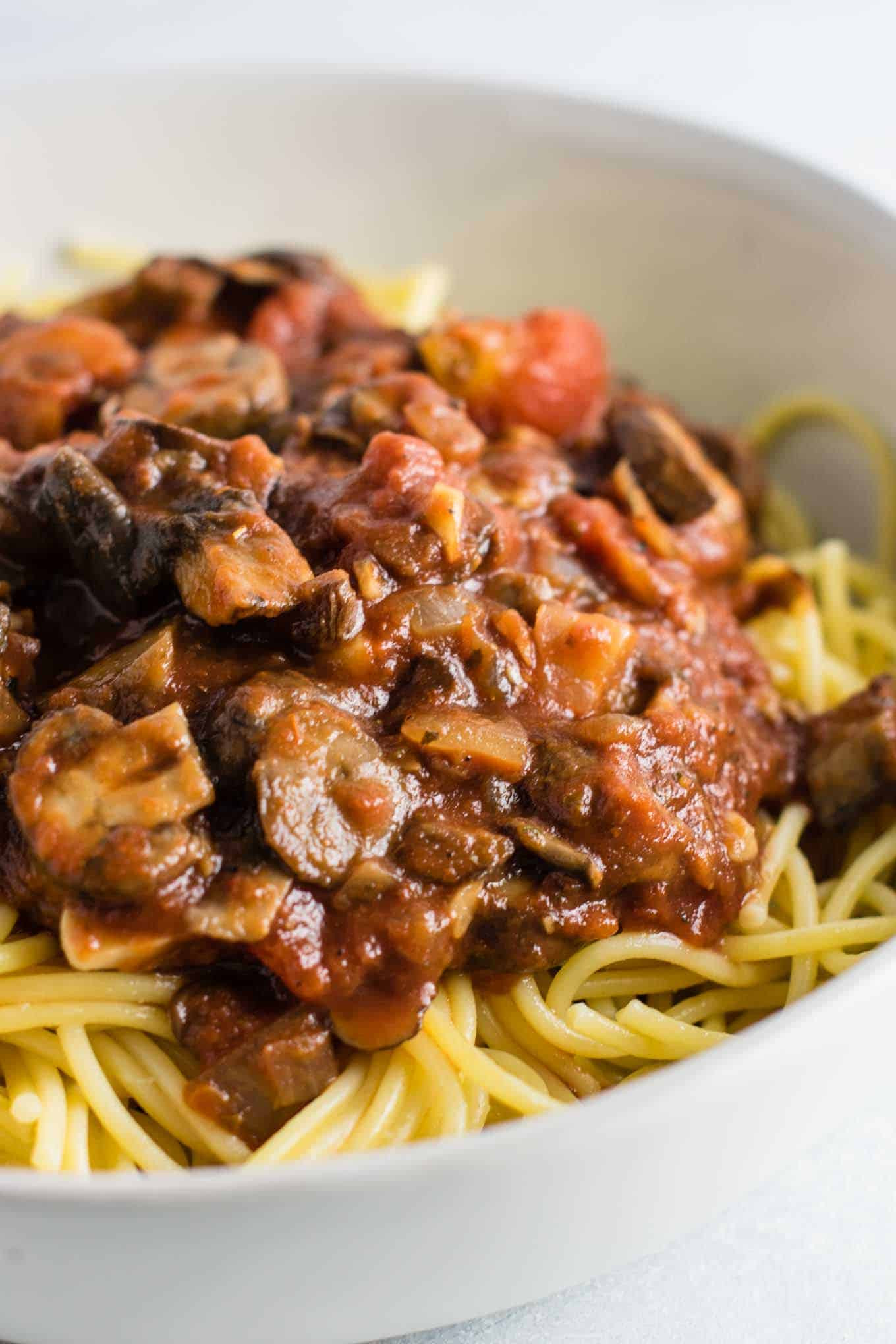 Vegetarian Pasta Sauces Recipe
 Easy Meatless Spaghetti Sauce Recipe Build Your Bite