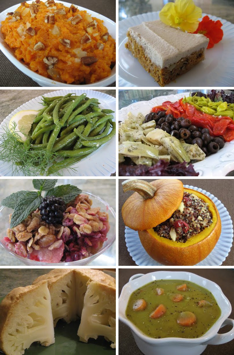 Vegetarian Thanksgiving Menu
 Foods For Long Life Healthy Vegan and Ve arian
