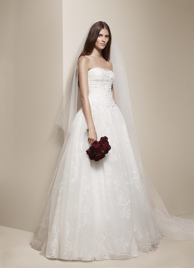 Vera Wang Wedding Dress Price
 White by Vera Wang Wedding Dresses Spring 2014