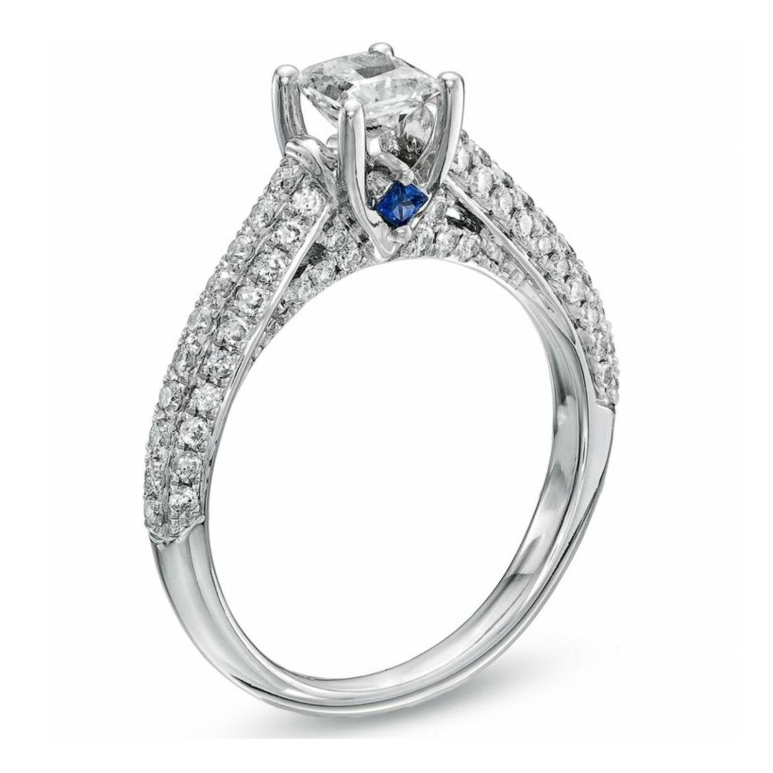 Vera Wang Wedding Rings
 LOVE princess cut diamond engagement ring