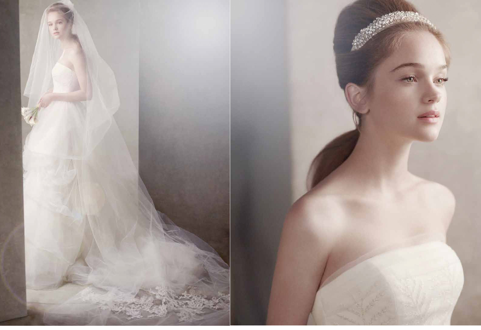 Vera Wang Wedding Veil
 Cheap Wedding Gowns line Blog The most romantic white