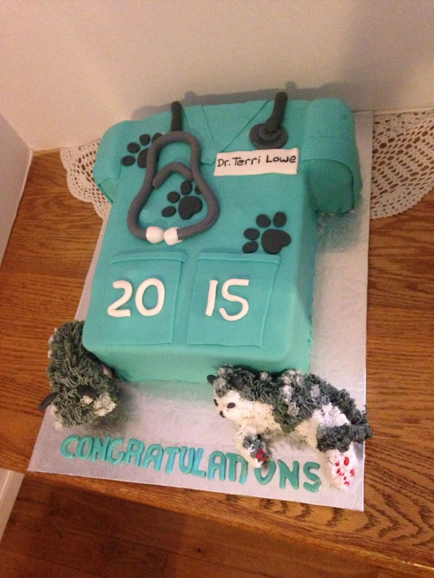 Veterinarian Graduation Party Ideas
 Veterinarian Cake DVM in 2019