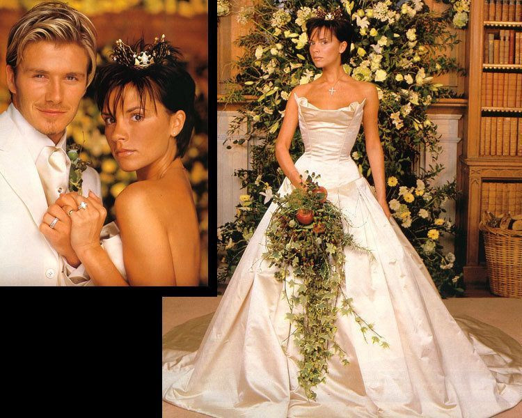 Victoria Beckham Wedding Dress
 David & Victoria Beckham wedding photos