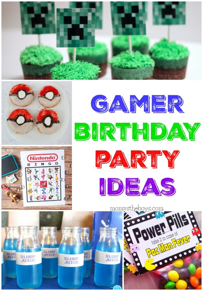 Video Game Birthday Party Ideas
 Video Game Birthday Party Ideas Mom vs the Boys