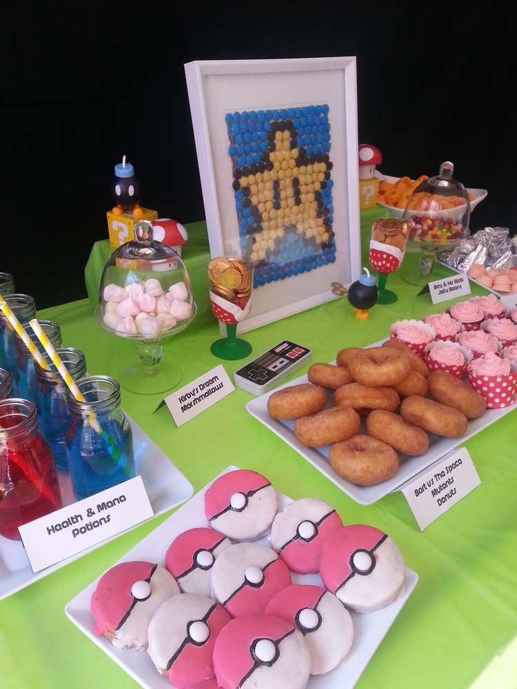 Video Game Birthday Party Ideas
 Video Game Birthday Party Ideas 1 of 6
