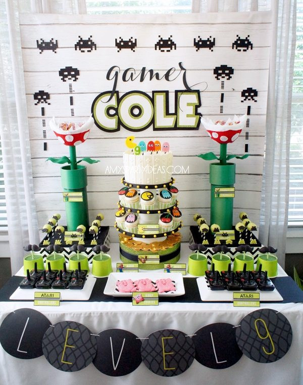 Video Game Birthday Party Ideas
 game truck party ideas – video game party ideas – dessert