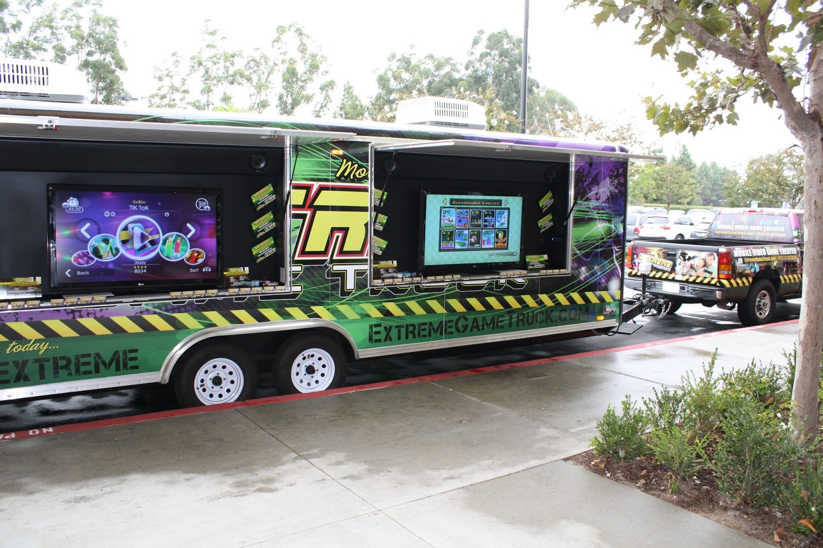 Video Game Truck Birthday Party
 Polkadots on Parade Extreme Game Truck Birthday Party He