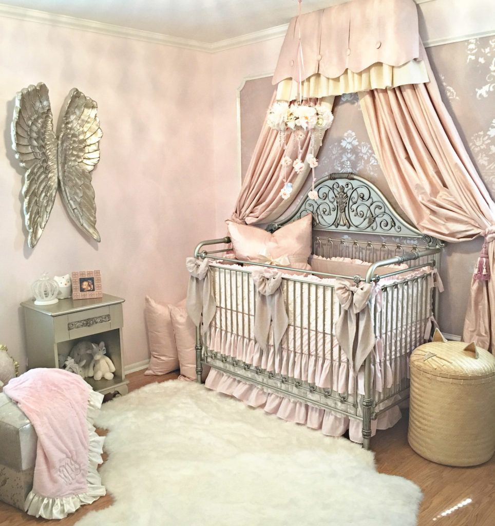 Vintage Baby Decor
 Harlow s Vintage Glam Blush Nursery