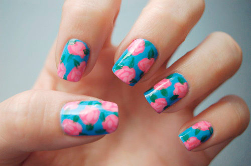 Vintage Nail Designs
 Vintage Floral Nail Art Design Ideas – BeautyFrizz