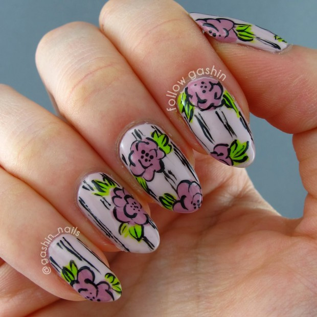 Vintage Nail Designs
 18 Gorgeous Vintage Inspired Nail Art Ideas Style Motivation