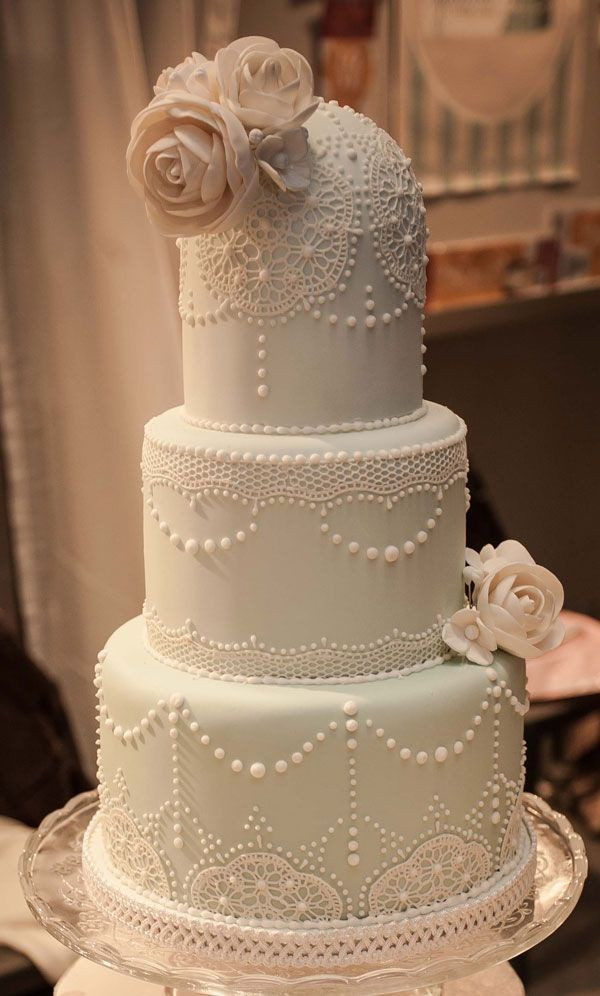 Vintage Style Wedding Cakes
 17 Best images about cake info string work on Pinterest