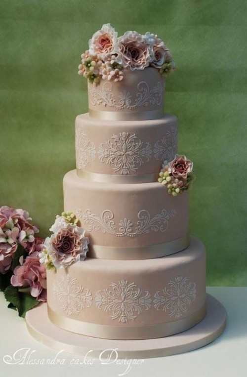Vintage Style Wedding Cakes
 30 Chic Vintage Style Wedding Cakes With An Old World Feel
