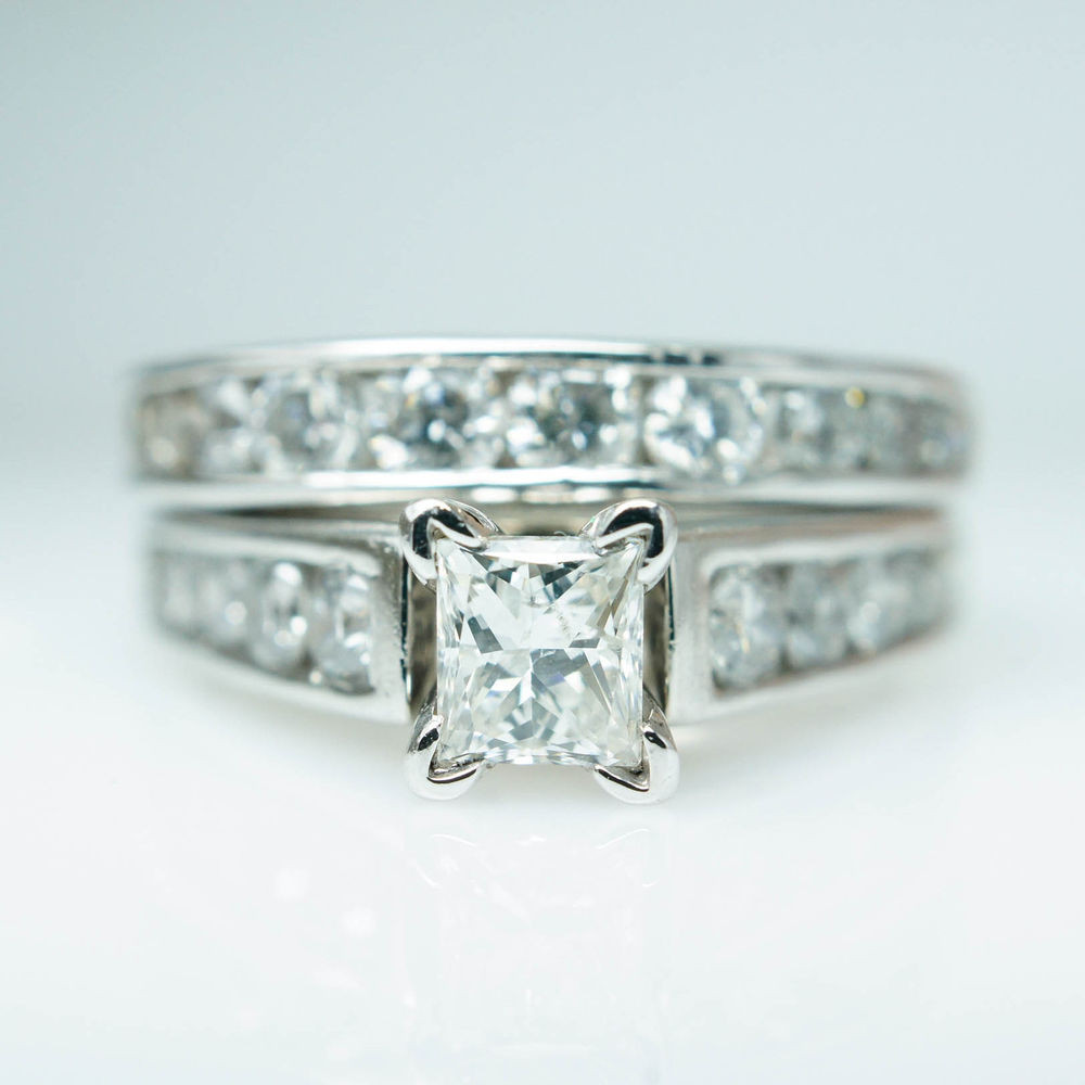 Vintage Wedding Rings For Sale
 SALE Vintage Platinum Diamond Engagement Ring & Wedding
