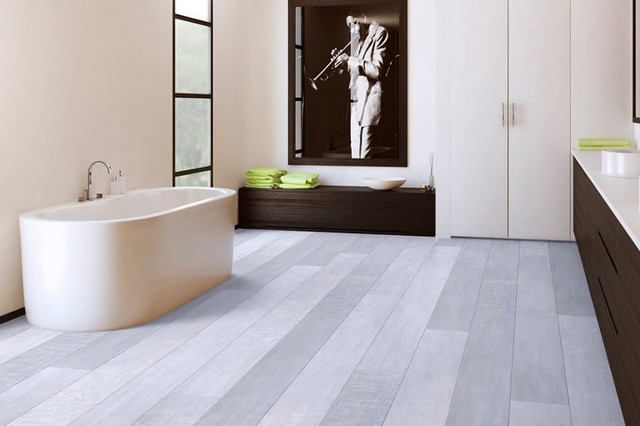 Vinyl Tile In Bathroom
 Vinyl Resilient Flooring Modern Bathroom Other by