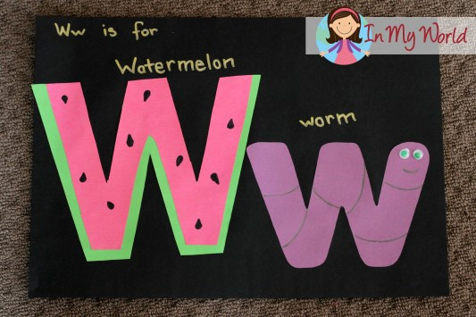W Crafts For Preschoolers
 Preschool Letter W In My World
