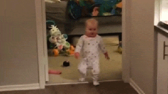Walk Walk Fashion Baby Gif
 This little girl is the cutest zombie you ve ever seen