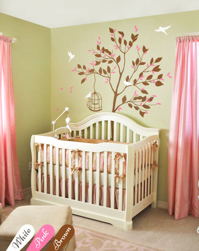 Wall Decoration For Baby Room
 Nursery tree wall decoration Unizex wall stickers Baby