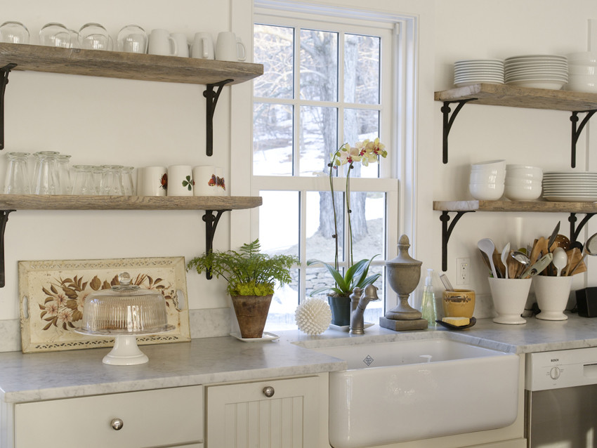 Wall Shelves For Kitchen
 refresheddesigns trend to try open shelving in the kitchen