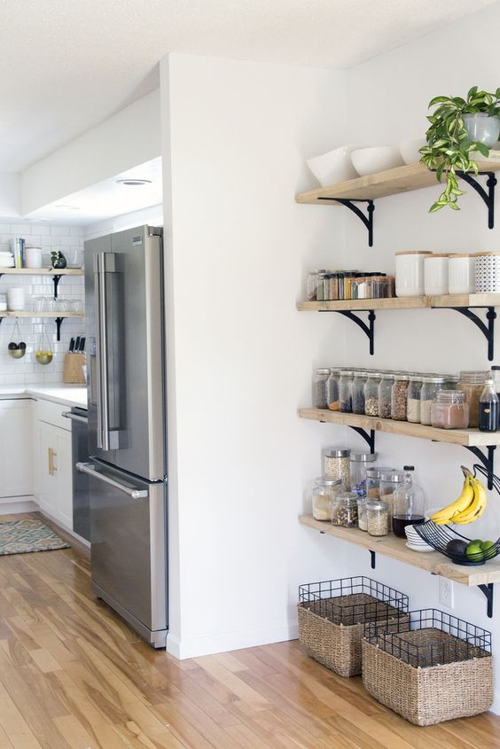 Wall Shelves For Kitchen
 27 Smart Kitchen Wall Storage Ideas Shelterness
