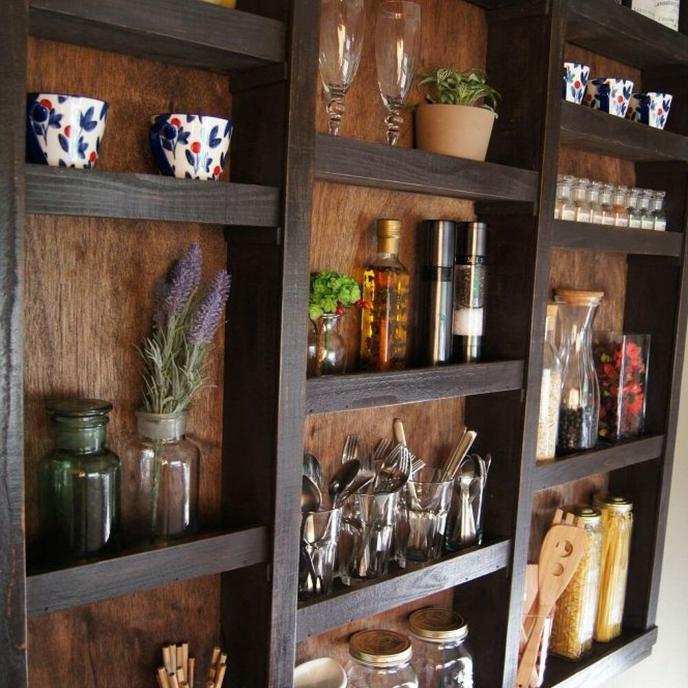 Wall Shelves For Kitchen
 Built in Kitchen Wall Shelves