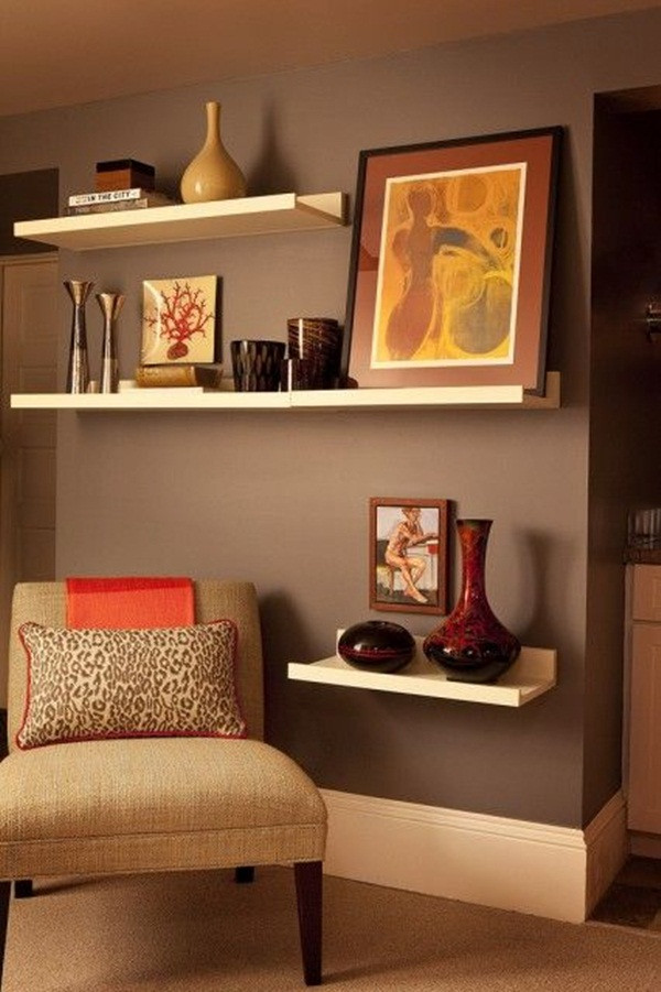 Wall Shelves Living Room
 40 Insanely Cool Floating Shelf Ideas for your Home