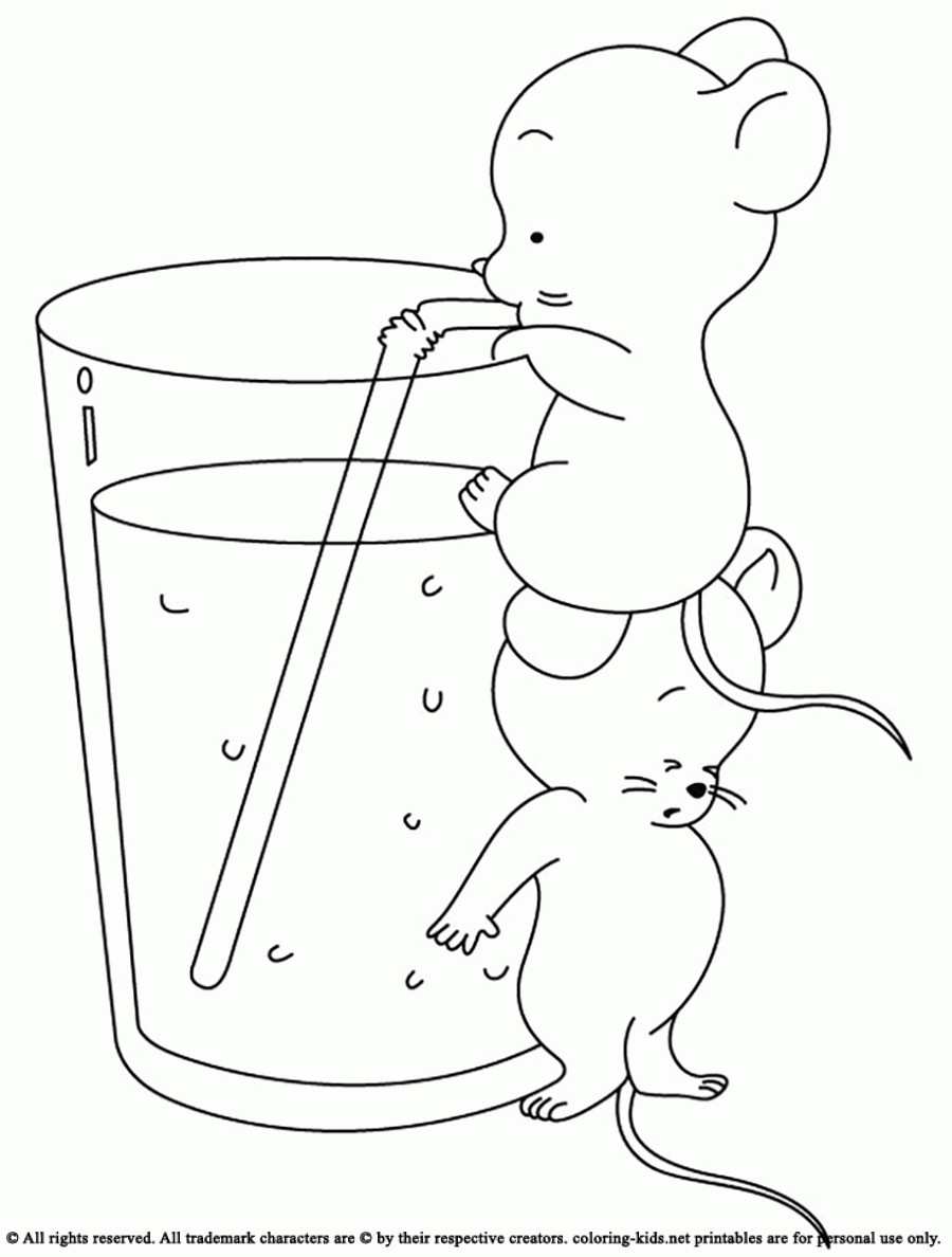 Water Coloring Books For Toddlers
 Coloring Page Drinking Water Coloring Home