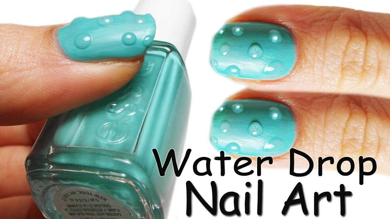 Water Nail Art Youtube
 Nail Art Tutorial Gocce di Acqua Water Drop