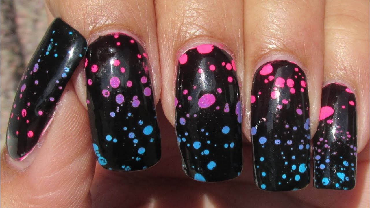 Water Nail Art Youtube
 Water Spotted Nail Art Tutorial