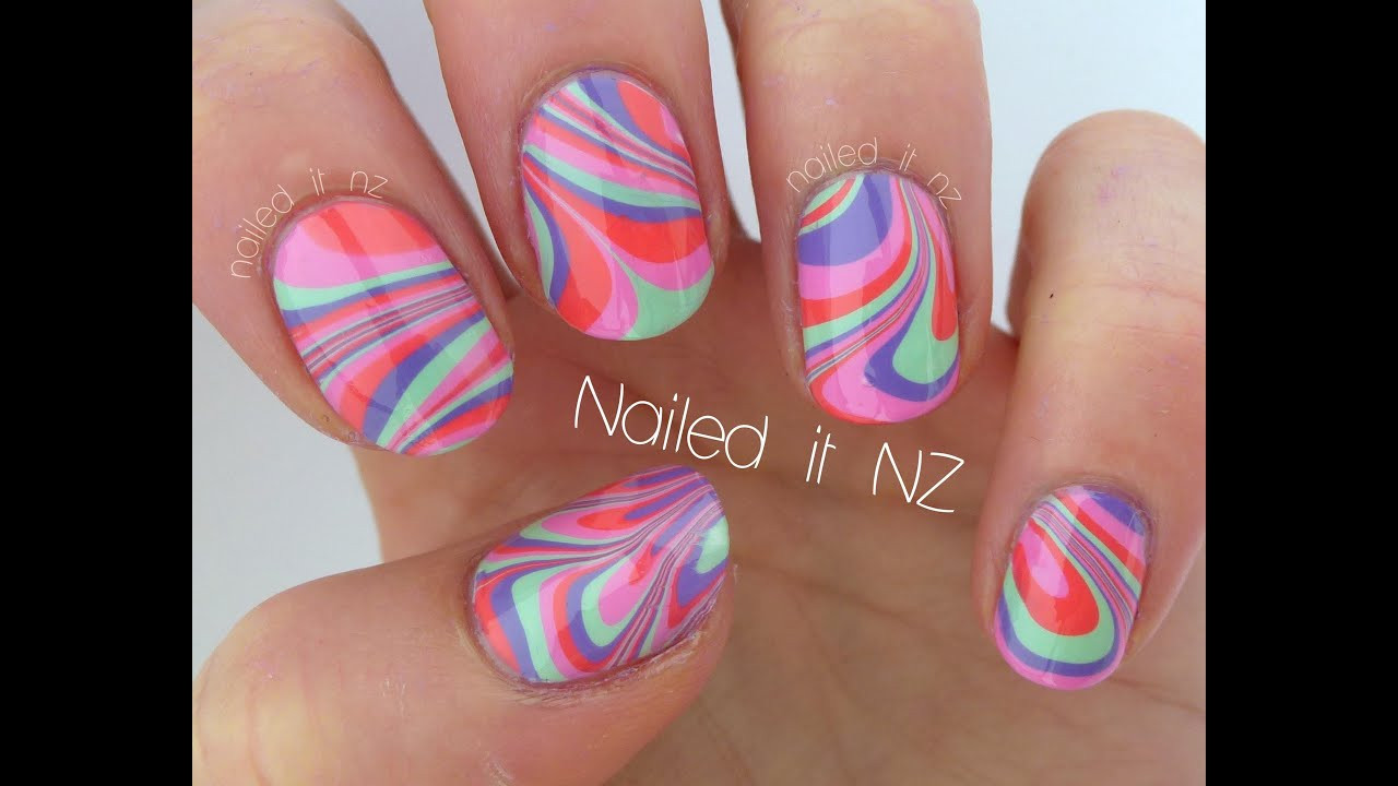 Water Nail Art Youtube
 Water marble nails tips tricks & a tutorial