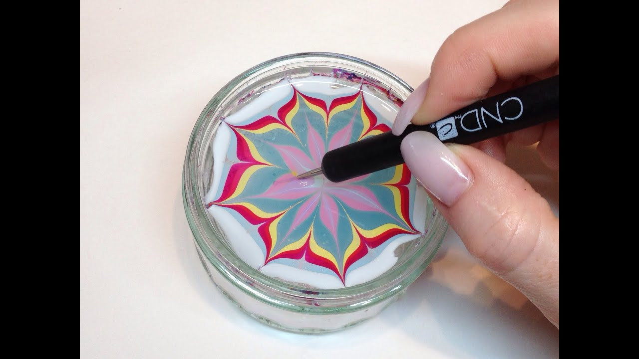 Water Nail Art Youtube
 How To Produce Water Marbling Nail Art With Nail Polish