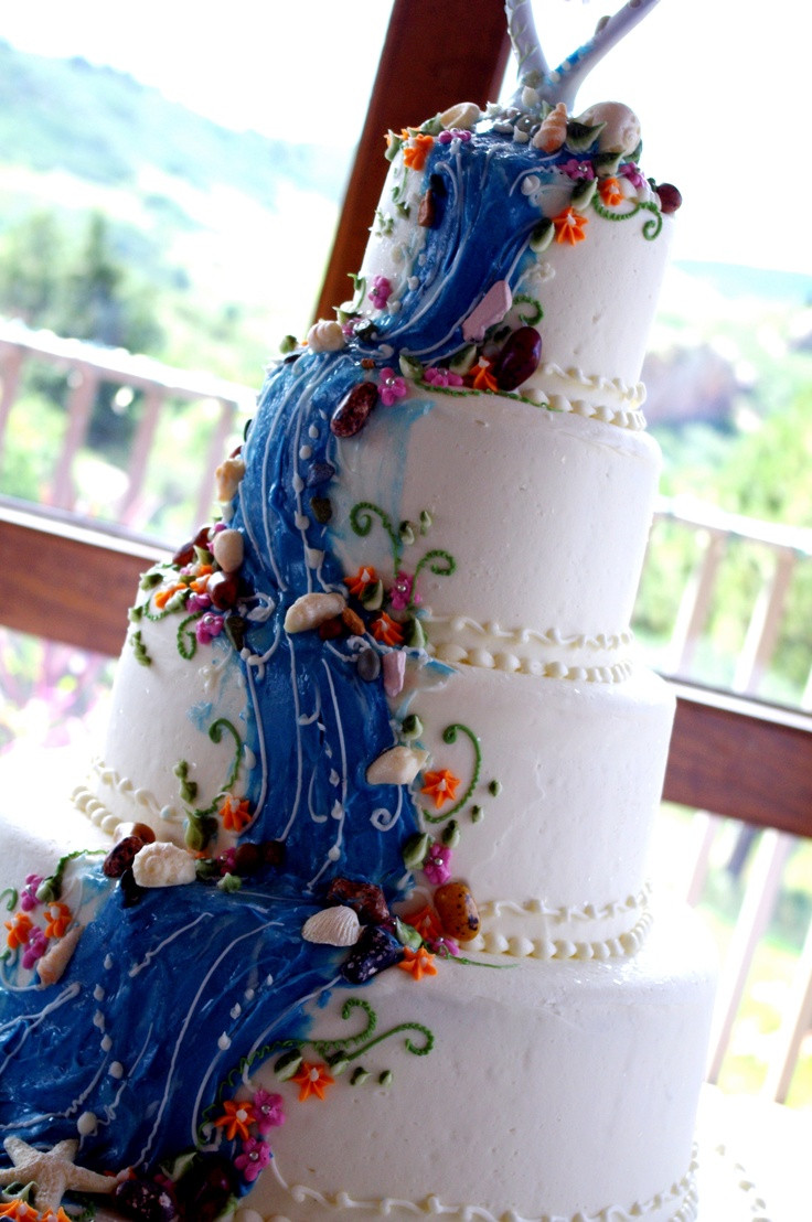 Waterfall Wedding Cakes
 Waterfall cake