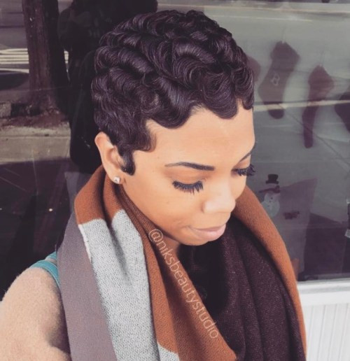 Wave Hairstyles For Short Black Hair
 13 Finger Wave Hairstyles You Will Want to Copy