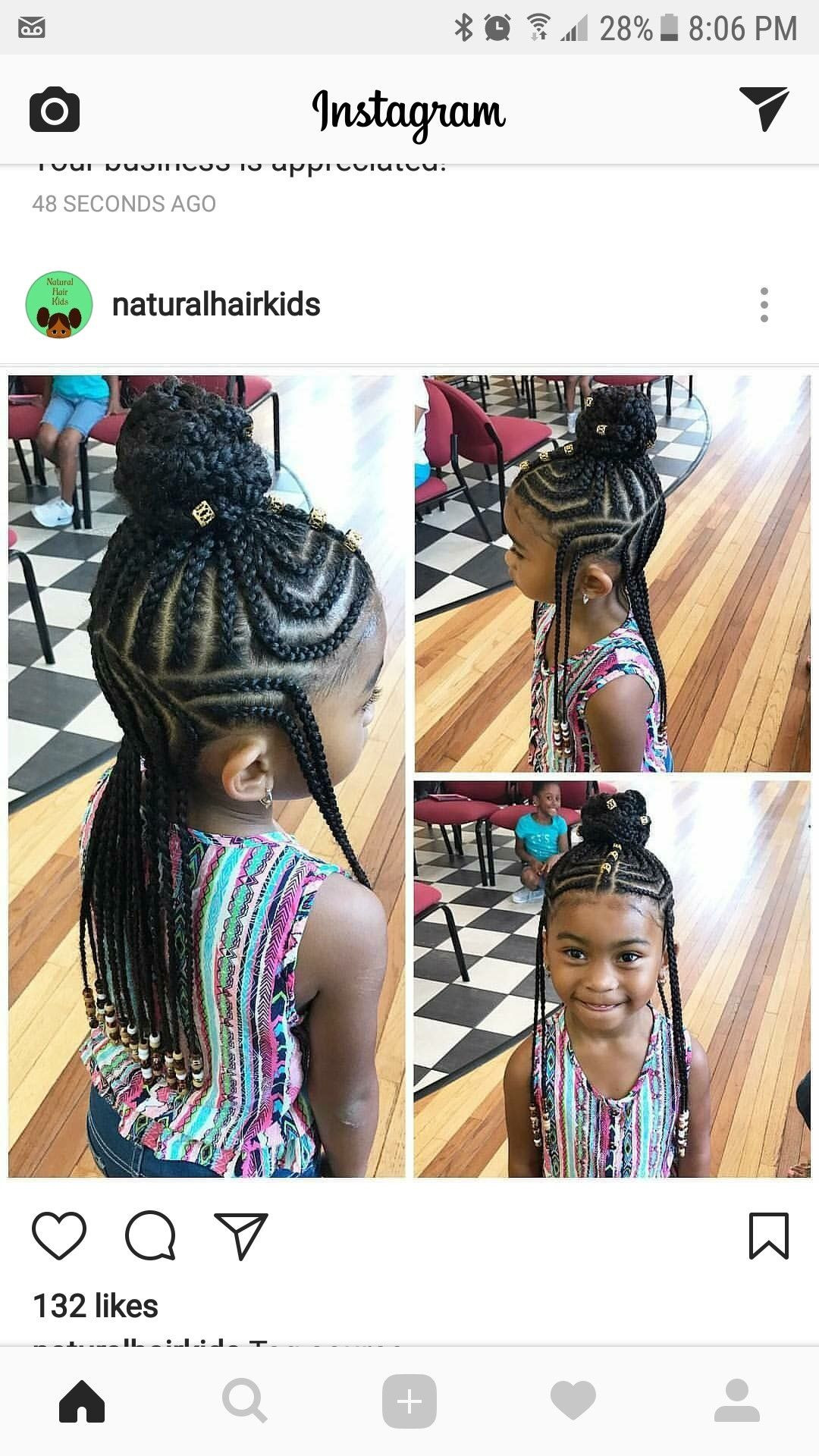 Weave Braid Hairstyles For Kids
 Do it for the culture little mama