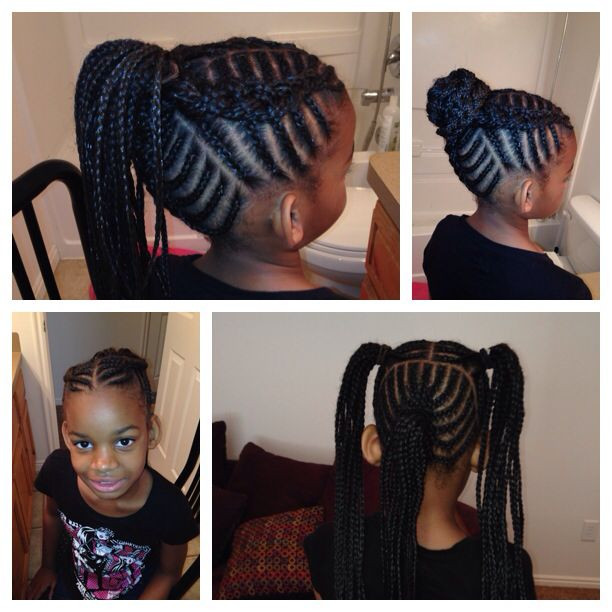 Weave Hairstyles For Little Girls
 Fishbone Braids Cornrows Hair & Make Up