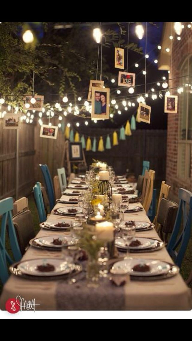 Wedding Anniversary Colors
 This is a beautiful 10 year wedding anniversary party idea