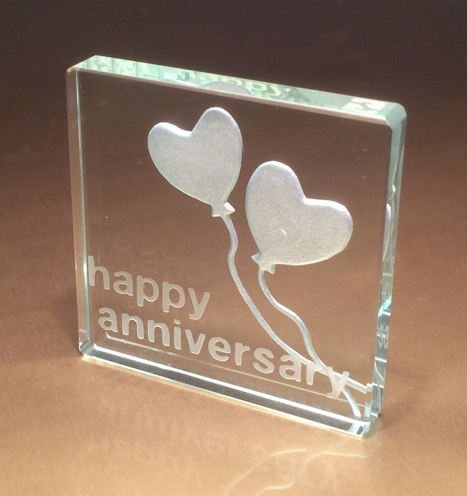 Wedding Anniversary Gift
 25th Silver Wedding Anniversary Gifts Spaceform Glass