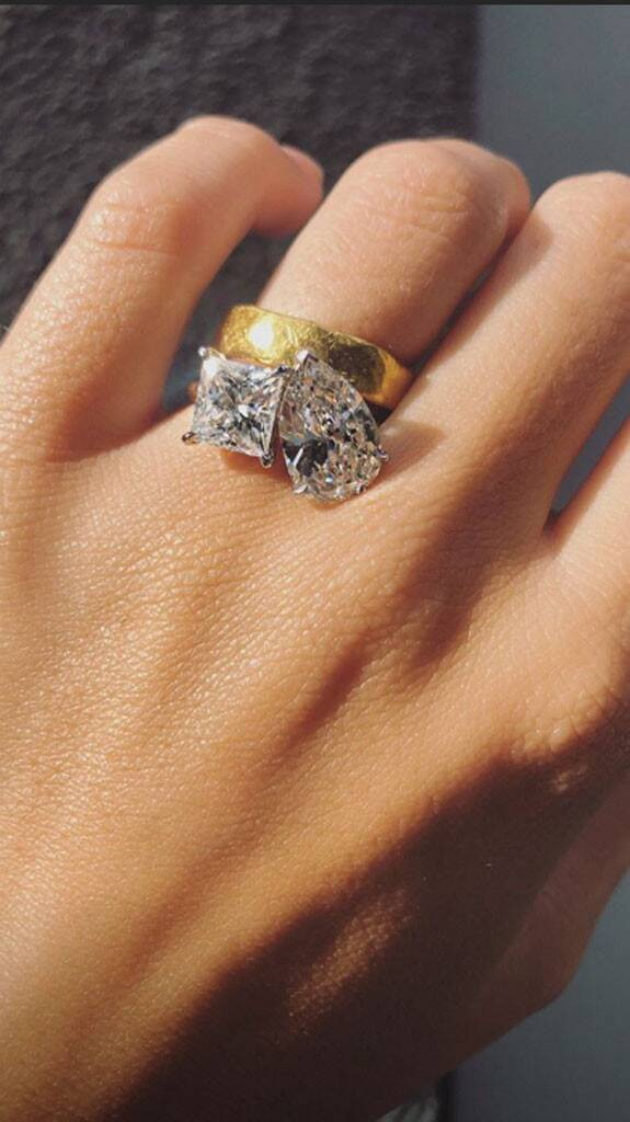 Wedding Band Or Engagement Ring First
 See Emily Ratajkowski s Massive Engagement Ring for the