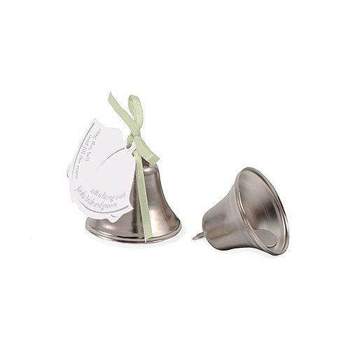 Wedding Bell Favors
 Mini Wedding Kissing Bell Favors The Knot Shop