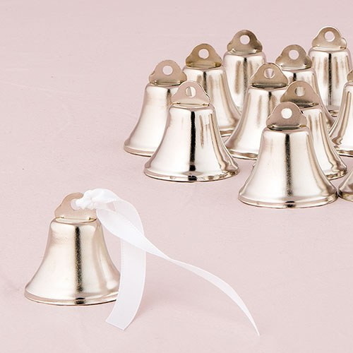 Wedding Bell Favors
 Mini Wedding Bells Silver Wedding Bell Favors The Knot Shop